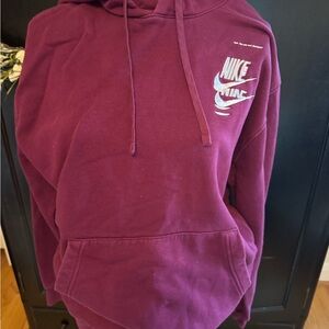 Nike Purple Hoodie with Logo
